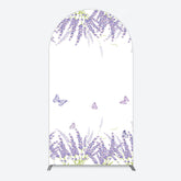 Lofaris Lavender Spring Butterfly Cute Wedding Arch Backdrop